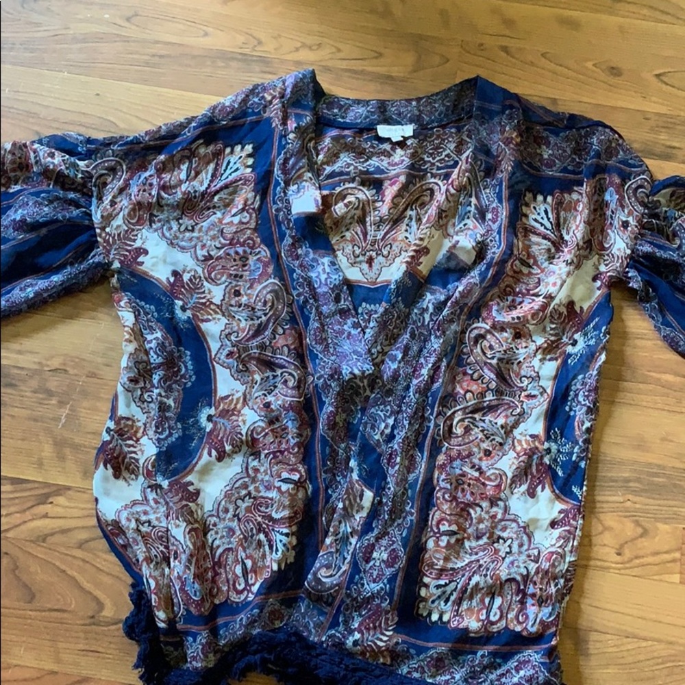 Multi-colored Kimono